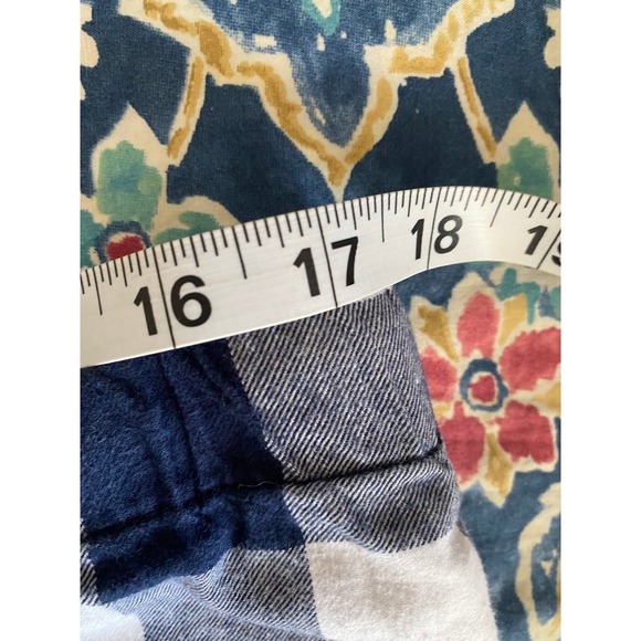 J Crew Factory Mens flannel pajama pants Blue Buffalo Plaid Lounge Sleepwear M - Picture 3 of 7